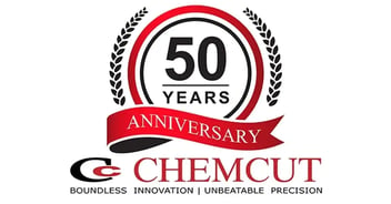 Chemcut 50th Anniversary Emblem