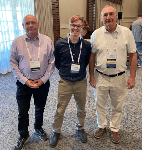 Lawson Lightfoot, Christopher Bonsell, and Mike Soble at the PCMI Conference in Phoenix