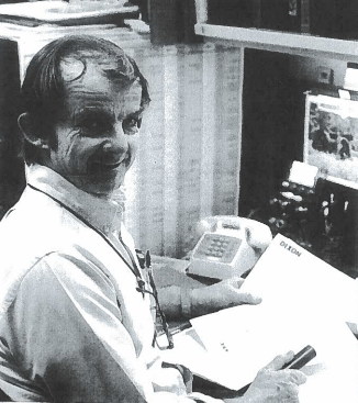 image of Stanley Smith, Chemcut mechanical engineer, at his desk