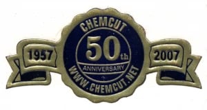 Chemcut 50th anniversary nameplate