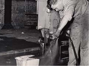 Chemcut engineer working in a factory